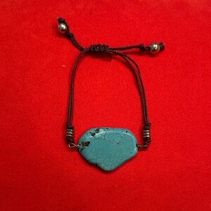 Turquoise Stone Adjustable Bracelet